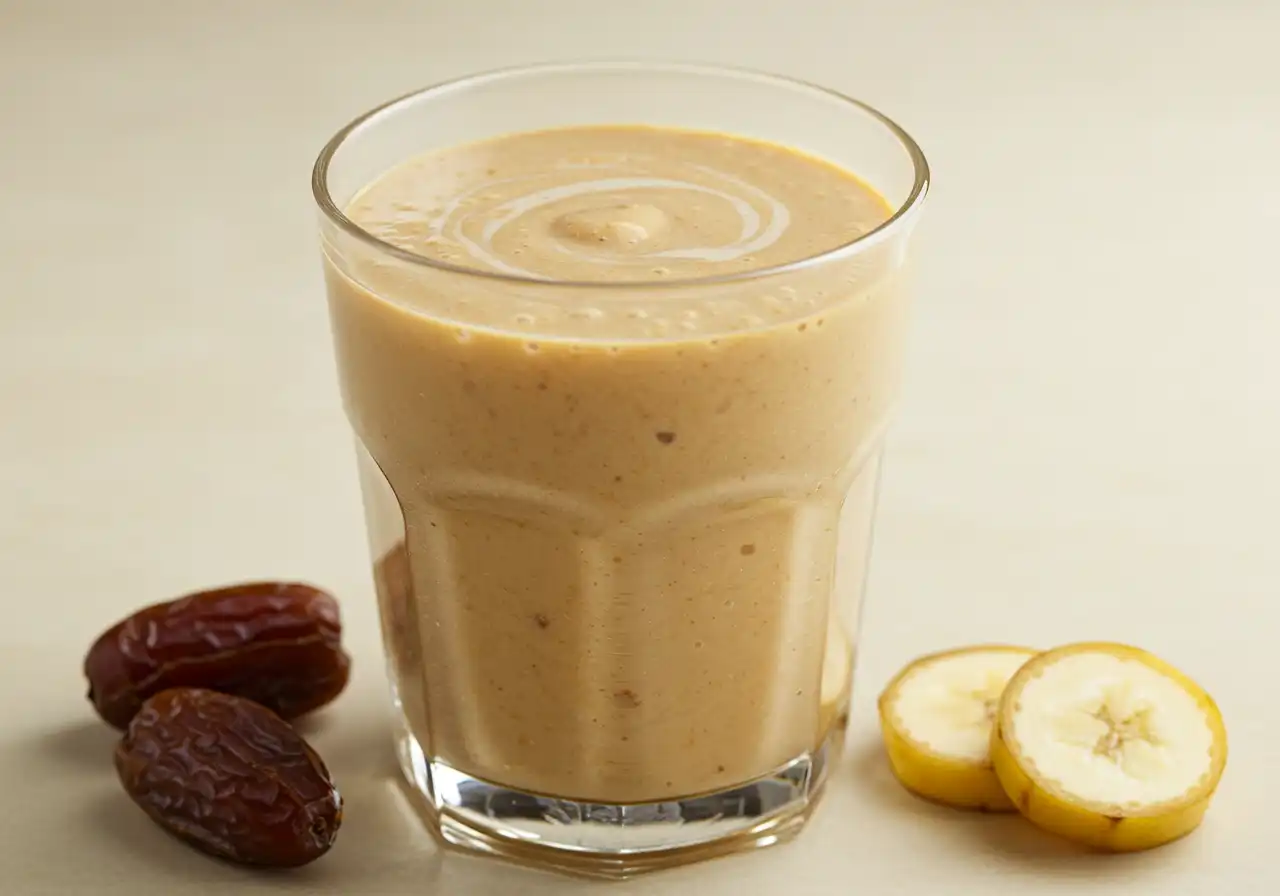 banana-milkshake-10 شیر موز خرما - تصویر 1